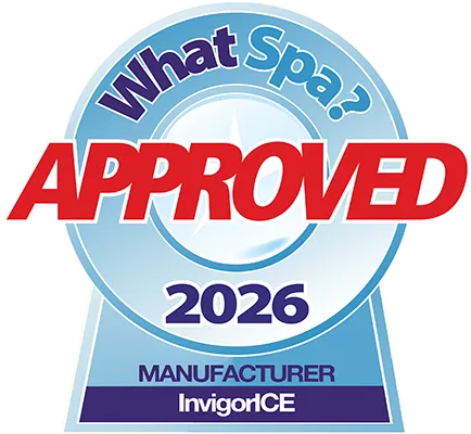 WhatSpa_ Approved Manufacturer 2026 logo - InvigorICE